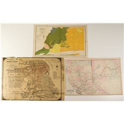 Antique California Maps c1872-1896 (Lot of 3)  (31975)