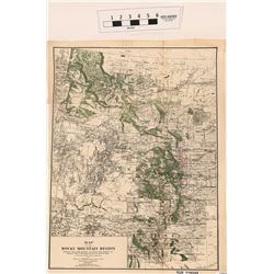 Irrigation & Forest Map of Rocky Mountain Region  (118249)