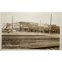 Blackfoot, Idaho, No. 19 Business Corner, Historic Real Photo Postcard Curtis Building  (119939)