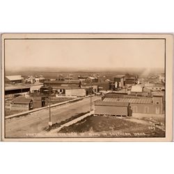 Buhl, Idaho Real Photo Postcard: Partial Birdseye View  (117787)