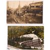 Image 1 : Couer d' Alene, Idaho; Trainwreck Real Photo Post card ; and S Bridge in winter  (119952)