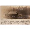 Image 1 : Hams, ID Real Post Card, House Boat Floating on River (119559)