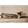 Image 1 : Real Photo Postcard, RR Depot in Heyburn Idaho- Christmas time   (119558)