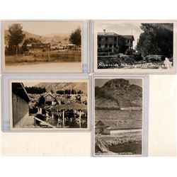 Lava Hot Springs, Idaho-- Set of 4 antique Real Photo Postcards  (117784)