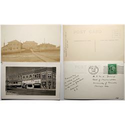 Moscow, Idaho Real Photo Postcards: Morrill Hall and Main Street  (119944)