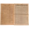 Image 1 : Early  Jeffersonian Newspapers from Boston and Washington City  (Lot of 2)  (116899)