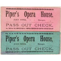 Piper's Opera House Pass Out Checks  (119688)