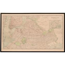 Rand-McNally Map of Brooklyn & Vicinity  (118297)