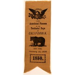 Associated Pioneers of the Territorial Days of California Ribbon  (113249)