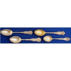 Ohio and Nebraska Spoons (4)  (80617)