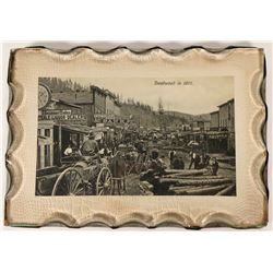 Deadwood, 1876 Scene with Chipped Glass Frame/Cover  (118189)