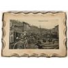 Image 1 : Deadwood, 1876 Scene with Chipped Glass Frame/Cover  (118189)