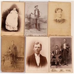 Texas Cabinet Cards (Lot of 6)  (118154)