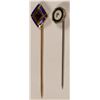 Image 1 : Art Nouveau Style Stick Pins with Jewels- 2 Choice Examples  (120041)