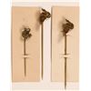 Image 1 : Oriental Style Antique Stick Pins  (Lot of 3)  (120044)
