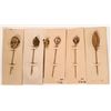 Image 1 : Vintage Gold-Tone Stick Pins in the Style of the  Late Victorian Period (Lot of 6 pins)  (120040)
