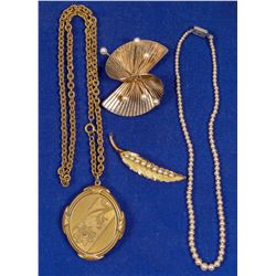 Three Vintage Jewelry Pieces  (91397)