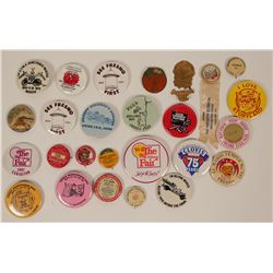 Fresno Southern California Area Pinbacks  (117289)