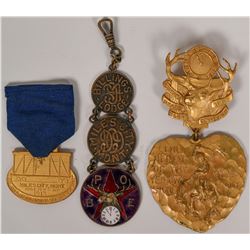 Three fabulous Miles City Badges/FOB's  (118196)