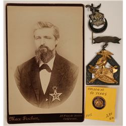 Fraternal Badges and Photo  (117327)