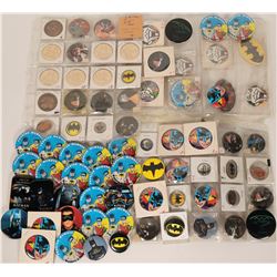 Batman Pin Backs & Coins  (119158)