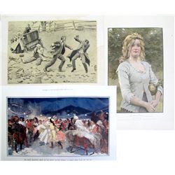 3 Early 20th Century Prints  (85165)