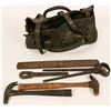 Image 1 : Carpenters Leather Tool Bag With Tools  (116558)