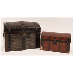 Vintage Small Trunks (Chests) (2)  (119618)