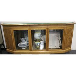 Custom Oak Display Case   (80059)