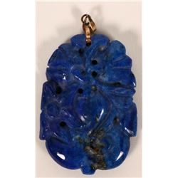 Antique Lapis Pendant  (119990)