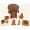 Image 1 : Mayan/Aztec Terra Cotta  Pottery Artifacts (5 Items)  (117742)
