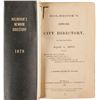 Image 1 : Holbrook’s Newark City Directory, 1878  (82854)