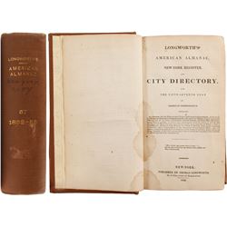 Longworth’s American Almanac, New-York Register, and City Directory, 1832  (82870)