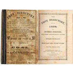 The Troy [New York] Directory, 1859  (82948)