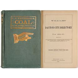 Williams’ Dayton City Directory for 1884-85  (82951)