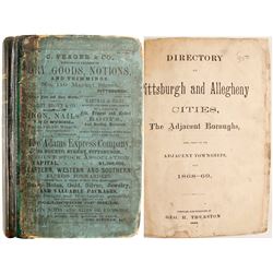 Directory of Pittsburgh and Allegheny Cities, 1868-69  (82964)