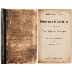 Directory of Pittsburgh and Allegheny Cities, 1869-70  (82971)