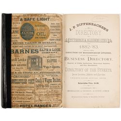 J. F. Diffenbacher’s Directory of Pittsburgh and Allegheny Cities for 1882-‘83  (82970)