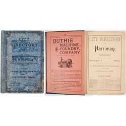 City Directory of Harriman, TN, 1892  (82845)