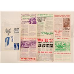 Zane Grey print add-boards  (120224)