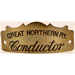 Great Northern Railway Conductor Cap Badge  (113276)