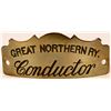 Image 1 : Great Northern Railway Conductor Cap Badge  (113276)
