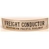 Image 1 : Northern Pacific Railway Freight Conductor Cap Badge  (113281)