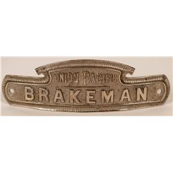 Union Pacific Railroad Brakeman Cap Badge  (113273)