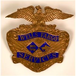 Wells Fargo Services Hat Badge  (117326)