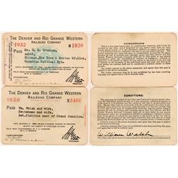 Denver & Rio Grande Western Railroad Co. Annual Passes  (113303)