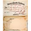 Image 1 : Texas & Pacific Railway Annual Pass (1876)  (60316)