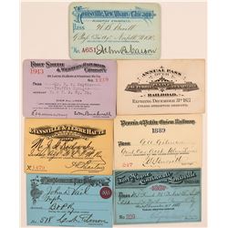 Mid-Western Railroad Pass Collection  (113328)