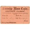 Image 1 : Steamship Moses Taylor Boarding Pass  (119746)