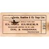 Image 1 : Eureka, Hamilton & Ely Stage Line Stagecoach Ticket  (119138)